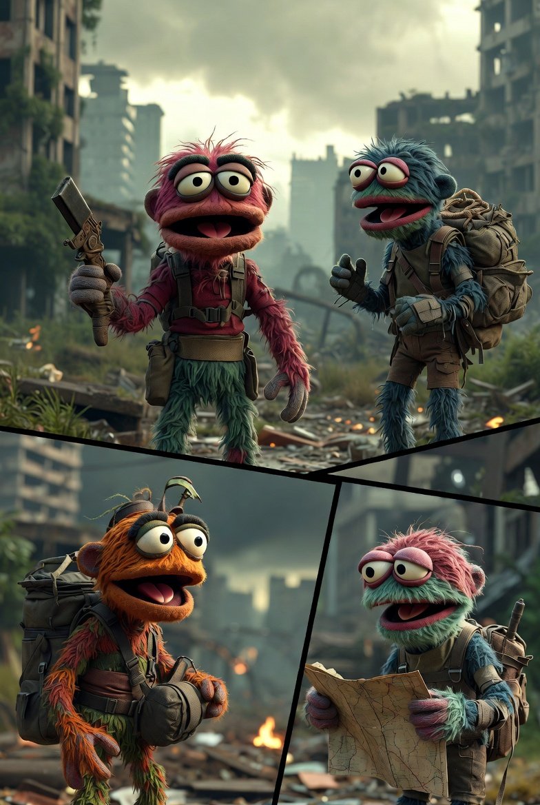 BarbarianDisco's tweet photo. I'm telling you there is something to a Muppet Post Apocalypse MMO https://t.co/2kDxgKp0WL