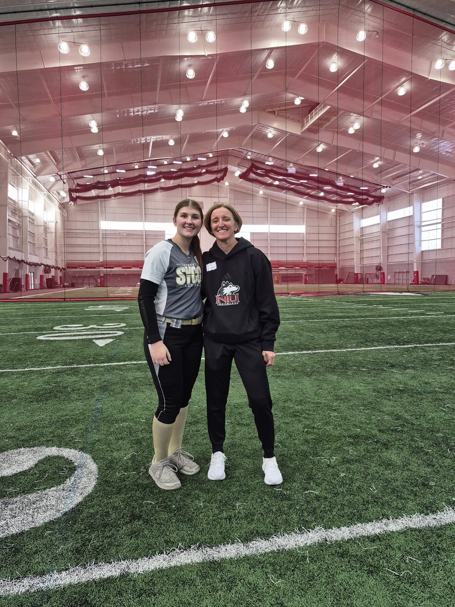 Had a great time today at the <a href="/NIUSoftball/">NIU Softball</a> camp! Thank you <a href="/SBCoachG/">CoachGleason</a> <a href="/BriePasquale/">Brie Pasquale</a> and Coach Taylor. #9 #catcher #2027
