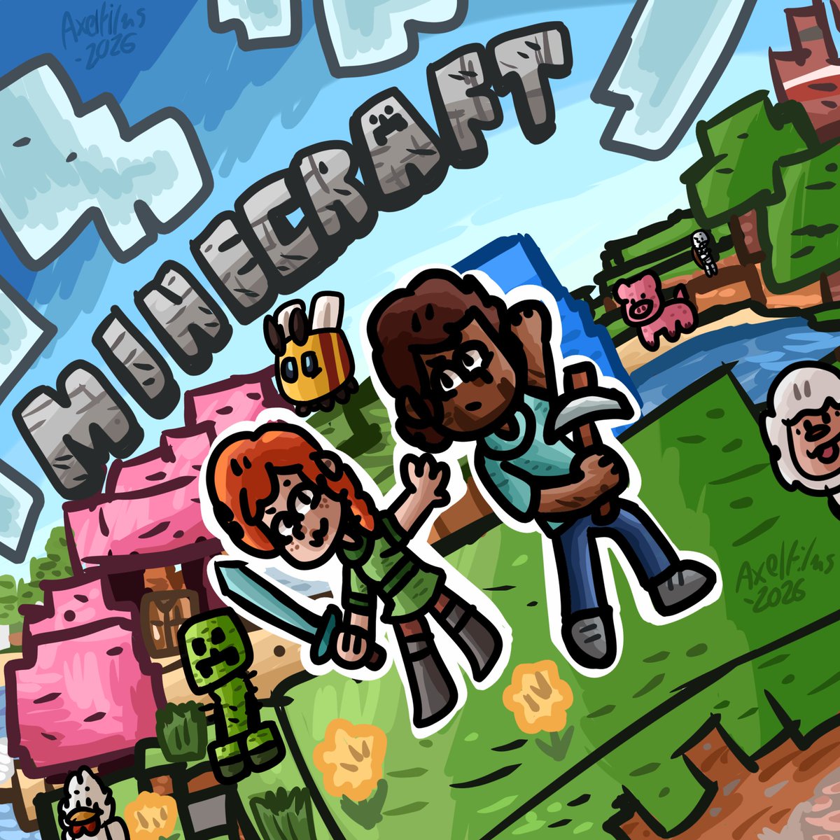 axelfilms22's tweet photo. Minecraft ._.
#minecraft #minecraftfanart
#mojangstudios #steve #alex
#creeper #minecraftsteve
#minecraftart #mojang #sandbox
#videogames #digitalart #fanart #nostalgia #ibispaint https://t.co/OTnw6tVlzv