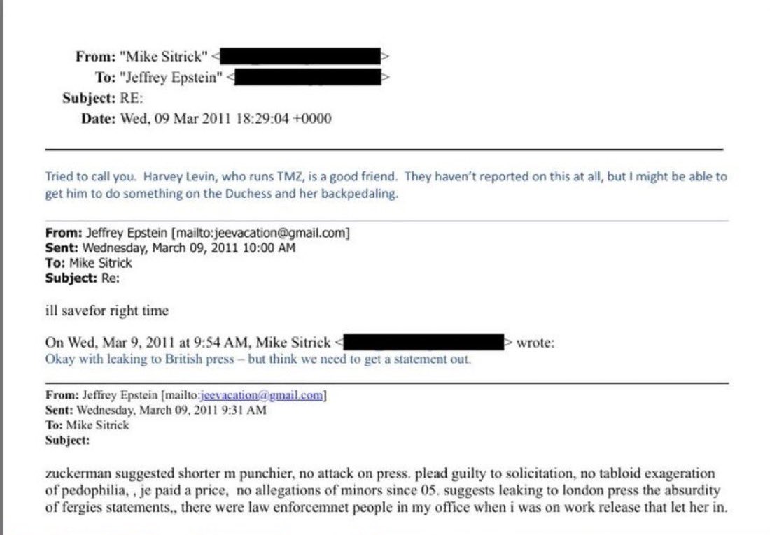 Breaking911's tweet photo. An email from the Epstein files describes Harvey Levin, TMZ founder, as a “good friend” https://t.co/b6uE3tJfVM