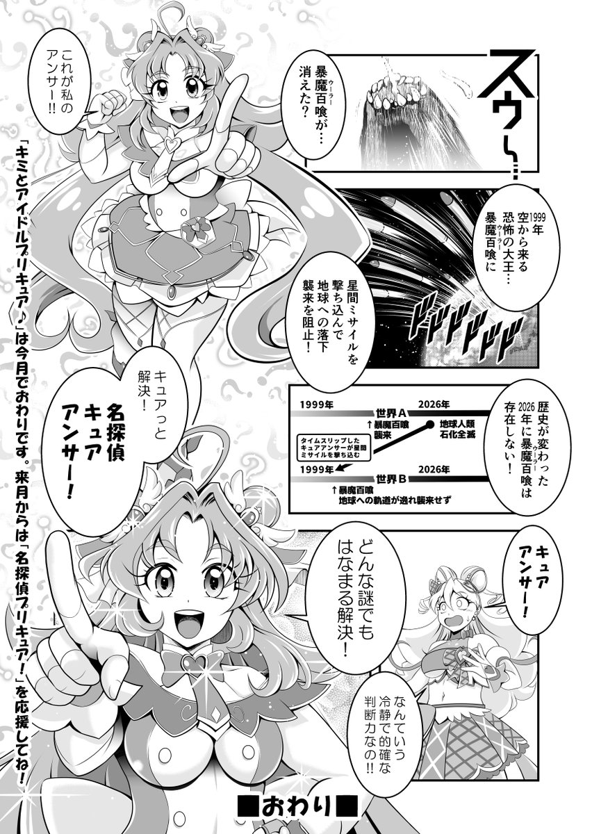 R18G状態変化(石化)閲覧注意
2026年になってもマンガ…戦いが終わらなかったので
今年もバトンタッチまんが(?)描きました
正義のパワーではるかな眠りの旅を捧げられるよう
また1年 続き(?)も頑張る 