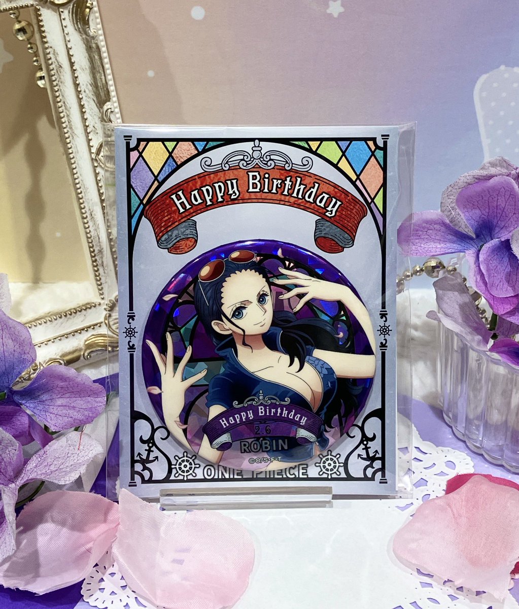 新商品】麦わらストア限定 ワンピース HBDステンドグラス風ホログラム