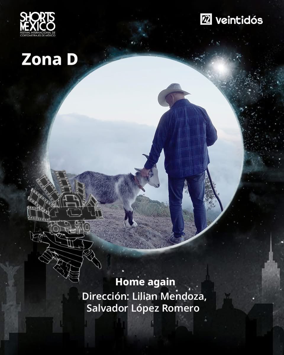 🤩 ¡Sábado de “Zona D”!
 #Veintidós  cortometrajes en <a href="/Canal22/">Canal 22 México</a> :

🦀 Cangrejos en el aire
🎞️ Dir. Esteban Guerrero Carranco

🏠 Home again
🎞️ Dir. Lilian Mendoza, Salvador López Romero

🖼️ Lolo
🎞️ Dir. Ana Gutiérrez Salgado

⏰ Sábado 31 de enero, 23:30 h