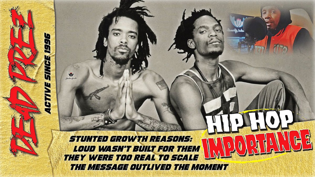 stuntedgrowth3's tweet photo. OUT NOW!!!🔥They Were Right About Everything… And It Cost Them Everything | Dead Prez https://t.co/RwwKXx2I2n via @YouTube #stuntedgrowthmusic #stuntedgrowth #music #rap #hiphop #deadprez #90shiphop https://t.co/ytGsn6lAGz