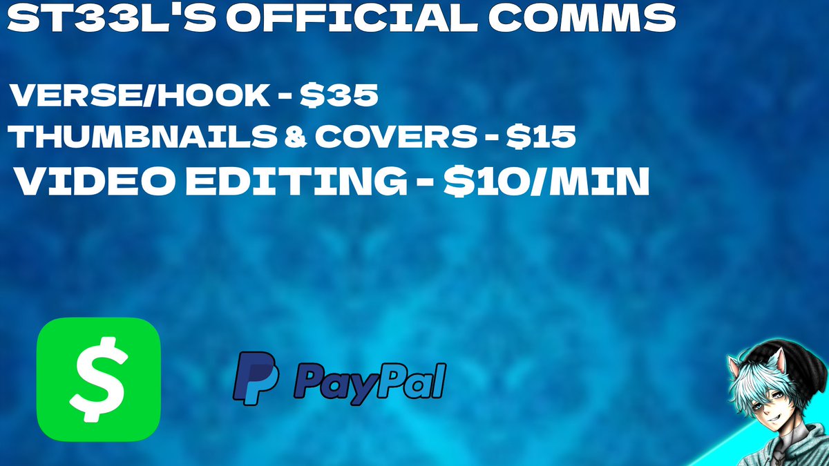 ST33L💙| COMMS (0/5) 🎵💙 | tweet media