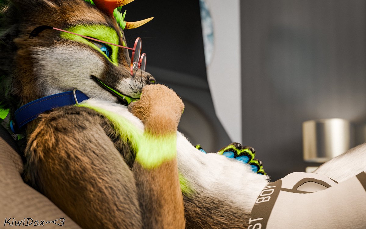 Kiwi_Dox's tweet photo. Only issue with being a deer pred is when they slip beyond the point i can bring them back out, as the hours pass they start to have second thoughts, I just head up into my room and gently rub over my stomach as it starts to really get to work on its suddenly unwilling food, mhmh~
