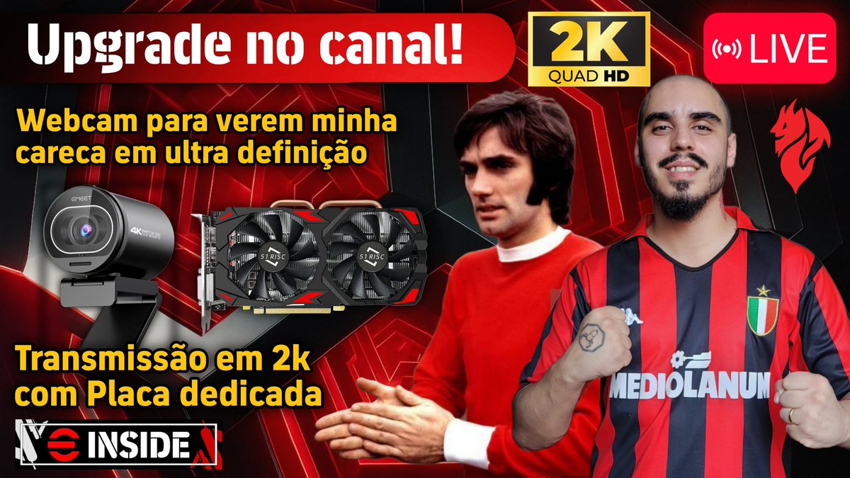 Live começando com os novos upgrades do canal, tudo isso pra vocês verem nosso time full épico levando pau de time da prefeitura na Liga eFootball
▶️youtube.com/live/PF048-Vds…