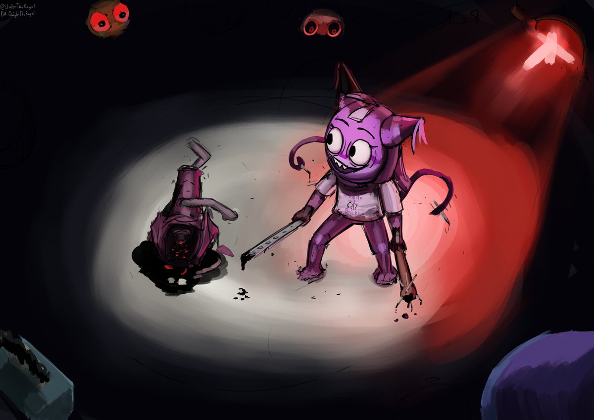 UnderTheBagel's tweet photo. Crazy Yatta. #Dandyworld #Art #SFW (https://t.co/5LxTmLXzVD) https://t.co/gwcctwCUhY