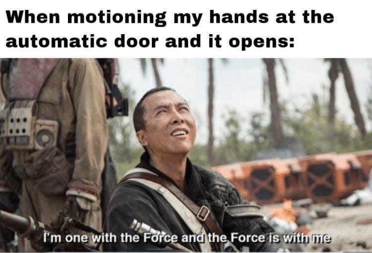 I am a Jedi! I knew it! 👋