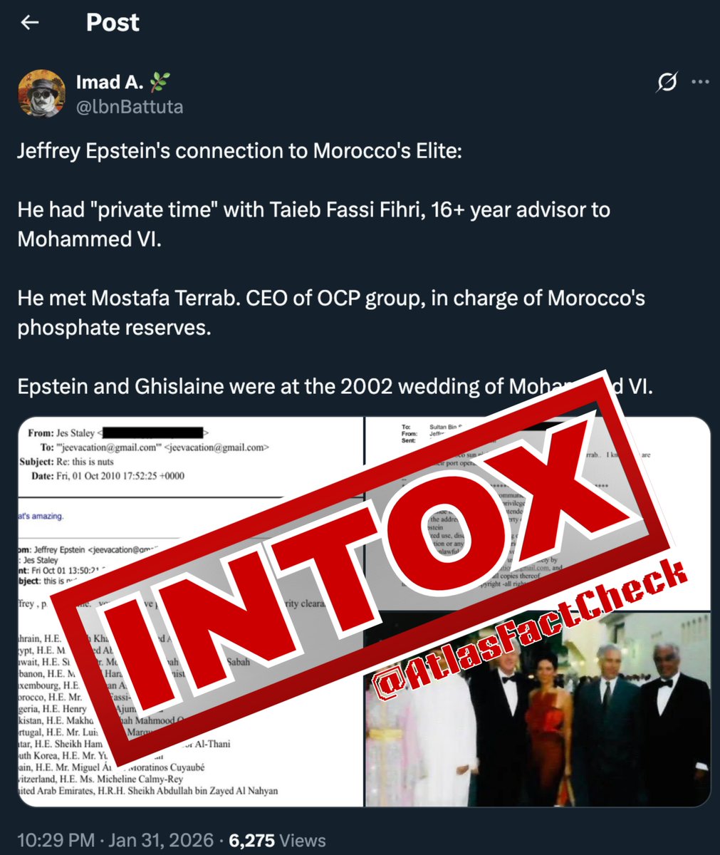 Atlas Fact Check 🇲🇦 tweet media