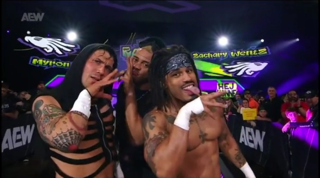 RaphW689908's tweet photo. @AEW The Rascalz have been very active in the past 12 months... #TheRascalz #TNA #WWE #AEW https://t.co/yGopQ9vRbo