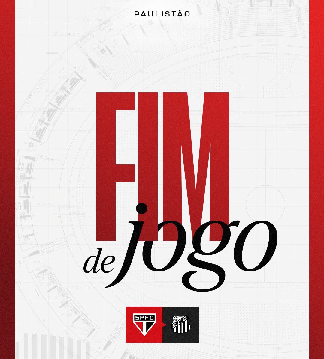 FIM DE JOGO! VITÓRIA DO TRICOLOR NO SAN-SÃO! VAAAAAAAAAMOS!!! #SPFCxSAN (2-0) 

⚽ Tapia
⚽ Luciano

#VamosSãoPaulo 🇾🇪 #SPFC