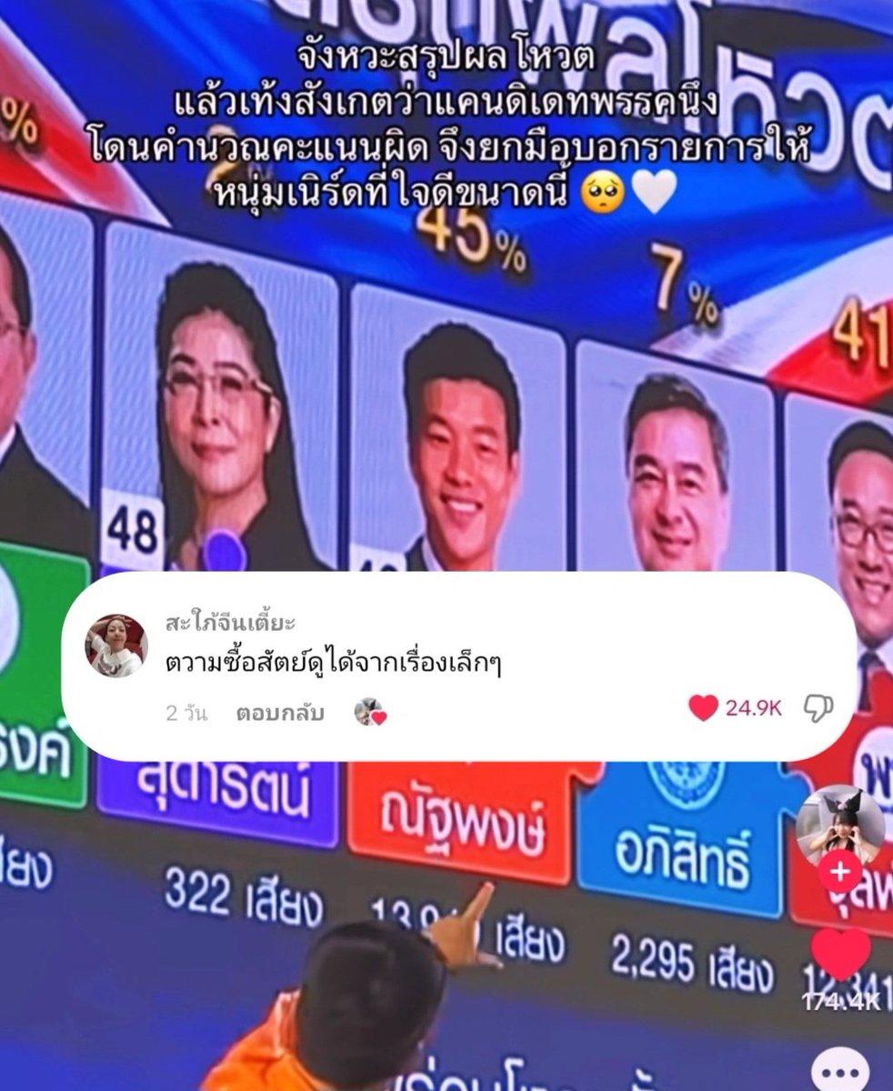 อันนี้แมสมากกกก ในต๊อก ๆ
เท้งท้วงคะแนนผลโพลให้พรรคอื่น ทั้งที่ตัวเองชนะแล้ว 🔥
ซื่อสัตย์อย่างเดียวไม่พอนะ ต้องบวกเลขไวด้วย 😂
ไอเท้งเอาตาย ไม่ได้พูดเล่น ๆ พี่บวกงบมาเยอะ 
#พรรคประชาชน 🧡