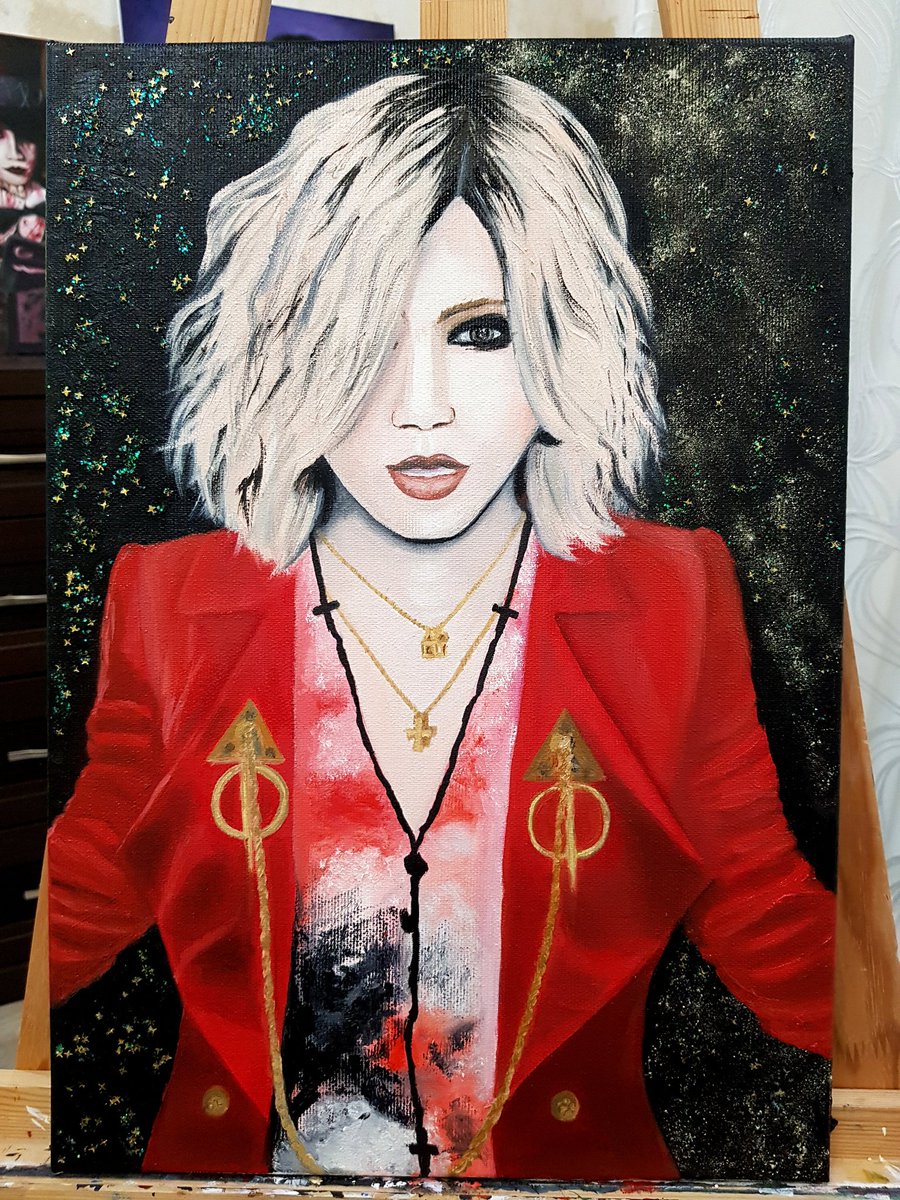 VorobushekT27's tweet photo. お誕生日おめでとう🎆🎆🎆🎆🎆
体に気をつけてこれからもお仕事頑張ってくださいね。ルキ様にとって幸せに満ち、明日の勇躍を約束される良き日でありますよう、心よりお祈りいたします🤗🤗🤗😻😻😻😽😽😽
🔥🔥🔥🔥❤❤❤❤❤🔥🔥🔥🔥
油絵 35×50
#RUKI #theGazettE
#HBDルキ #HappyBdayRUKI https://t.co/XLF40JALzG
