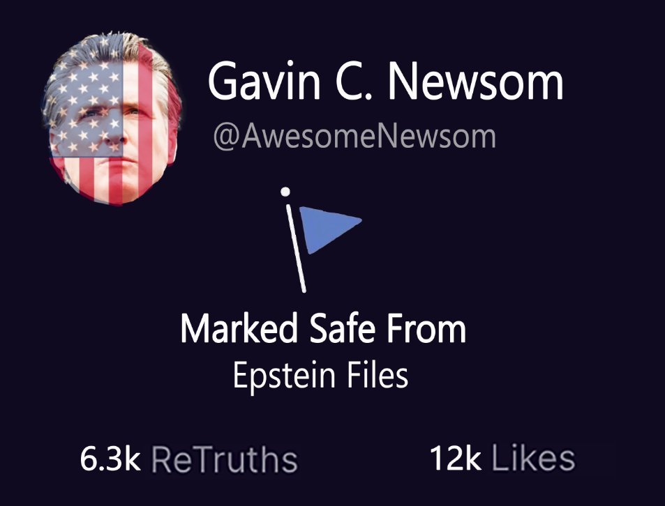 MANY ARE SAYING THEY'VE NEVER SEEN SOMEONE MARKED SO SAFE FROM EPSTEIN. I MIGHT BE THE SAFEST MARKED PERSON FROM THE EPSTEIN FILES SINCE ABRAHAM LINCOLN. --GCN