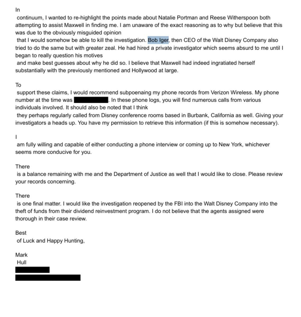 Disney CEO Bob Iger is mentioned in the Jeffrey Epstein files. ‼️ 🚨