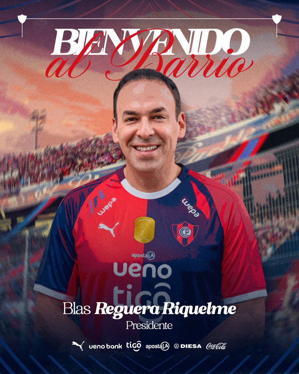 Hoy comienza una nueva etapa para nuestro querido Club Cerro Porteño.
Liderazgo firme, gestión responsable y amor verdadero por los colores.
Con convicción y un equipo comprometido, vamos por un Cerro con grandeza.
Porque Cerro está por encima de todo. 🔴🔵

#cerroprimero