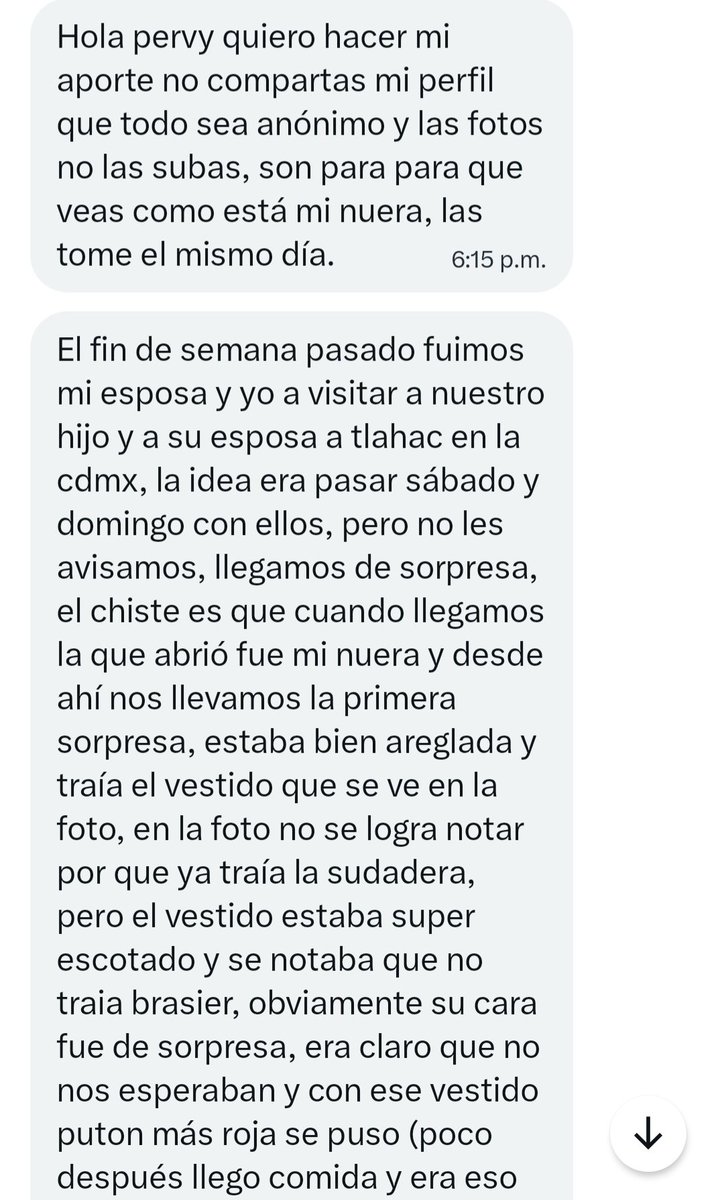 Pervyside2's tweet photo. Uff que buen aporte 🔥
Tenía rato sin recibir algo tan caliente.

Y aquí es donde yo les pregunto, que hubieran hecho ustedes?
La imagen es de internte para acompañar el relato.
Pero créanme, en la foto que me mando el seguidor, la nuera esta bien buena.
Que suerte tienen algunos https://t.co/GW42UWOh1V