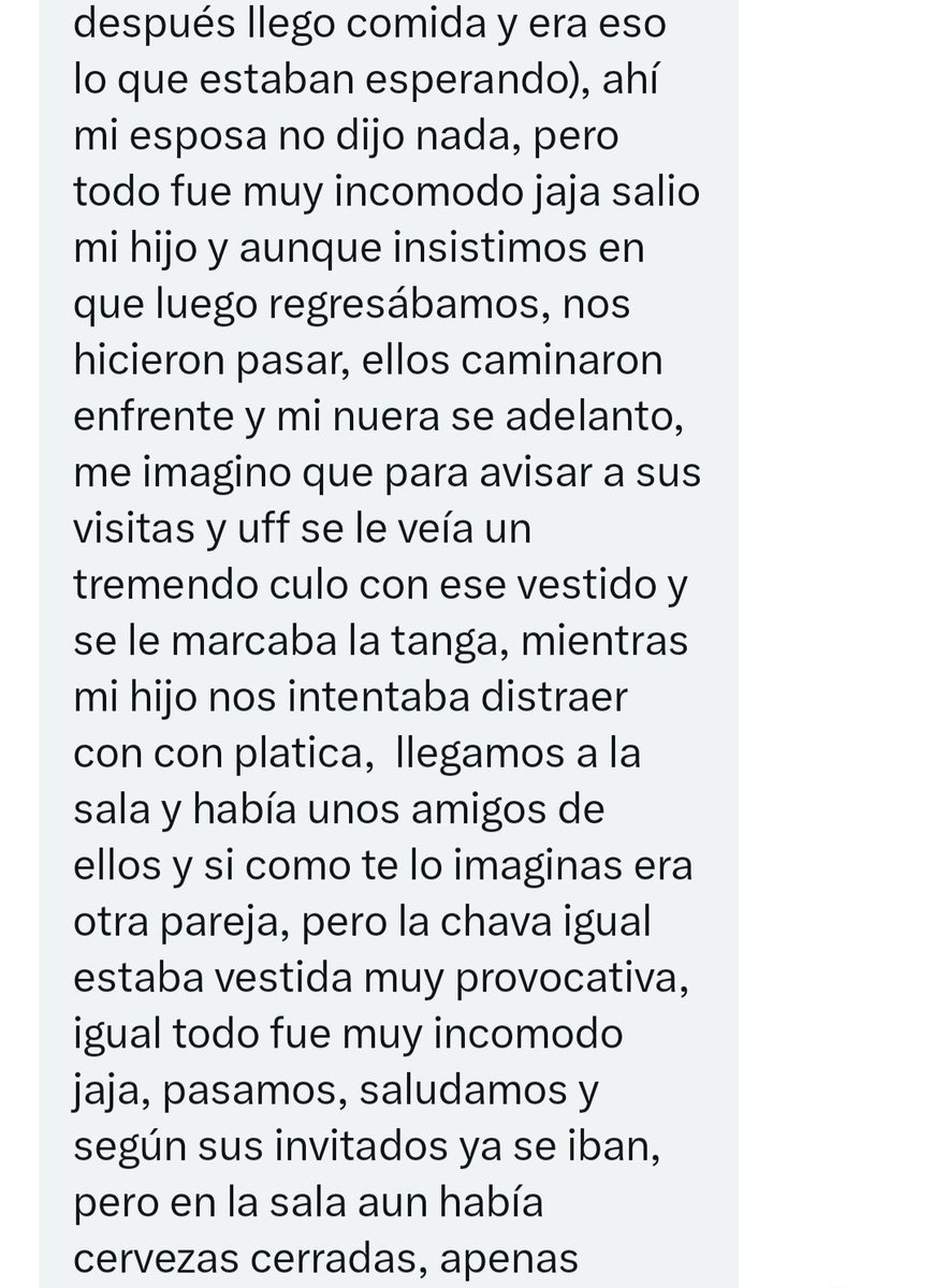 Pervyside2's tweet photo. Uff que buen aporte 🔥
Tenía rato sin recibir algo tan caliente.

Y aquí es donde yo les pregunto, que hubieran hecho ustedes?
La imagen es de internte para acompañar el relato.
Pero créanme, en la foto que me mando el seguidor, la nuera esta bien buena.
Que suerte tienen algunos https://t.co/GW42UWOh1V