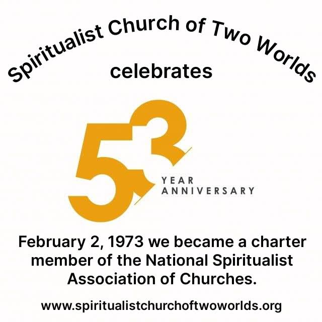 ChurchTwoWorlds's tweet image. Join us on our 53rd anniversary tomorrow! We're having Mini-Readings after service. 
.
#spiritualistchurchoftwoworlds #Spiritualism