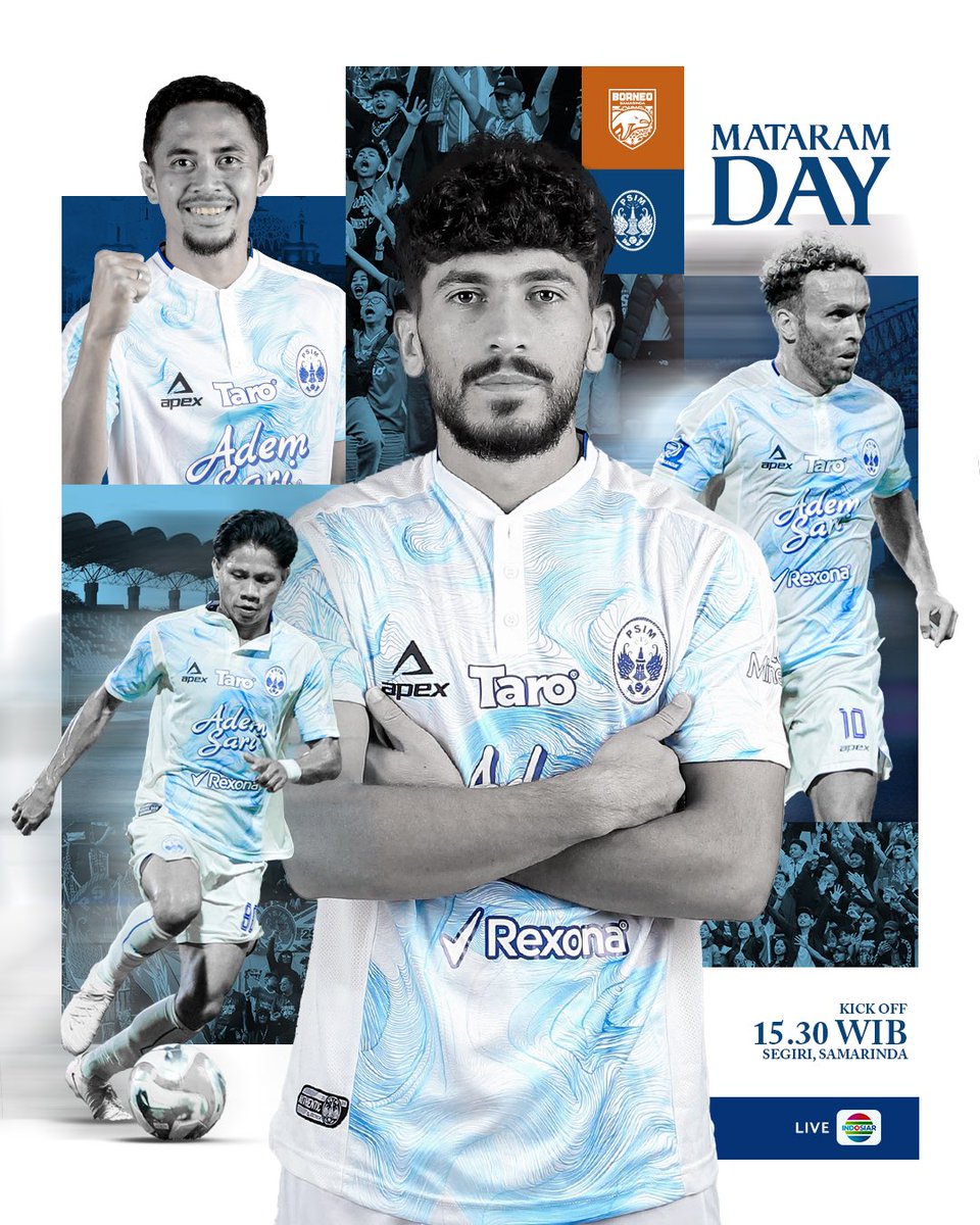 𝑻𝒐𝒅𝒂𝒚 𝒊𝒔 𝑴𝒂𝒕𝒂𝒓𝒂𝒎 𝑫𝒂𝒚🔵

Bawa pulang poin penuh dari Samarinda✊🏼

#PSIMJogja
#StrongerThanEver
#MataramDay