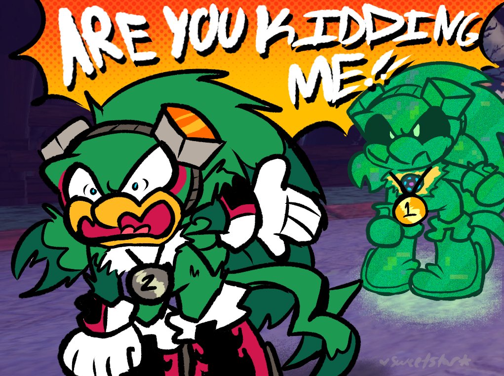 SweetstarSC's tweet image. Yeah no someone has to die
#sonic #SonicTheHedgehog #jetthehawk