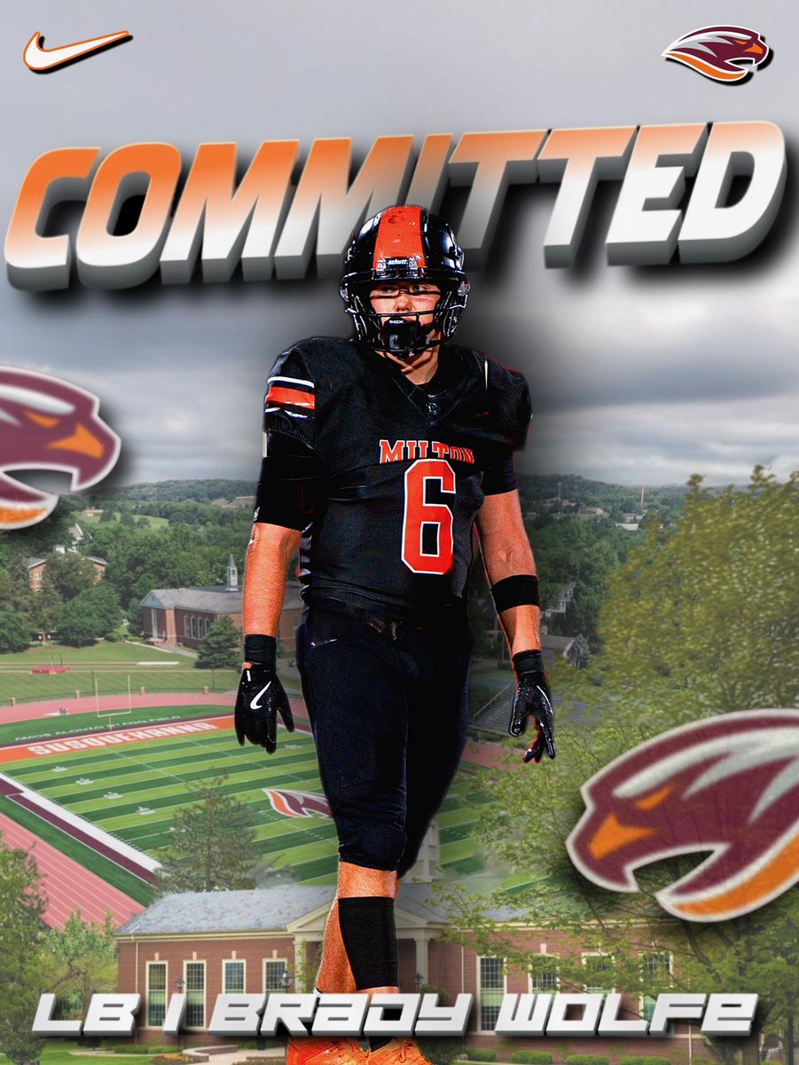 After a great visit I’m proud to announce my commitment to Susquehanna to further my academic and athletic career. AO1. 
<a href="/SURiverHawksFB/">Susquehanna Football</a> 
<a href="/CoachKolo/">Timothy Kologrivov</a> 
<a href="/CoachJB_55/">Jake Barrett</a> 
<a href="/CoachWilson62/">Luke Wilson</a> 
<a href="/Coachwil84/">Matthew Wilson</a>