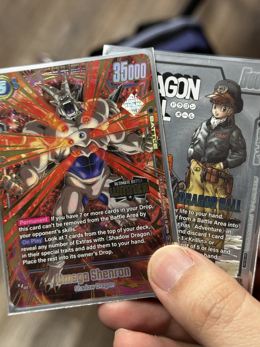 Won my local Dragon Ball Ultimate Battle today!!