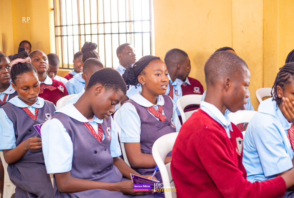 IM_Conference25's tweet photo. Today, we officially kicked off the IMC Future Voices Initiative with our first school visit.
A session focused on leadership, media awareness, and responsible self-expression.

#IMC #Ibadan #NGO #Childeducation #GRAMMYs2026 #Cetbit #febuary2026 #$MOLTP #ifunanya #OyoAt50 https://t.co/zZDmEg7u4P