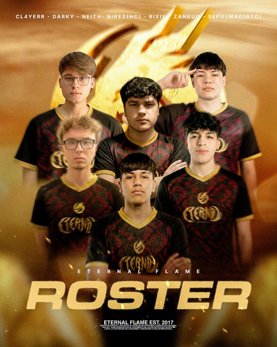 LA ESPERA TERMINÓ | #RosterUpdate2026 🚨

Nos enorgullece presentar a los nuevos integrantes de nuestra nueva escuadra de Valorant 😼🔥

🐲 <a href="/99zankuoo/">zankuoo</a> 
🐲 @Neithvlr 
🐲 <a href="/cl4yerzer0/">cl4yerr</a> (c)
🐲 <a href="/rixiefps1337/">rixie1337</a> 
🐲 <a href="/darkyssj/">darky</a> 
🐲 <a href="/Sepulmaoo/">EF sepulmaoo</a> (6to)

🐉 <a href="/nirezg/">nirez</a> (Coach)

¿Están listos para