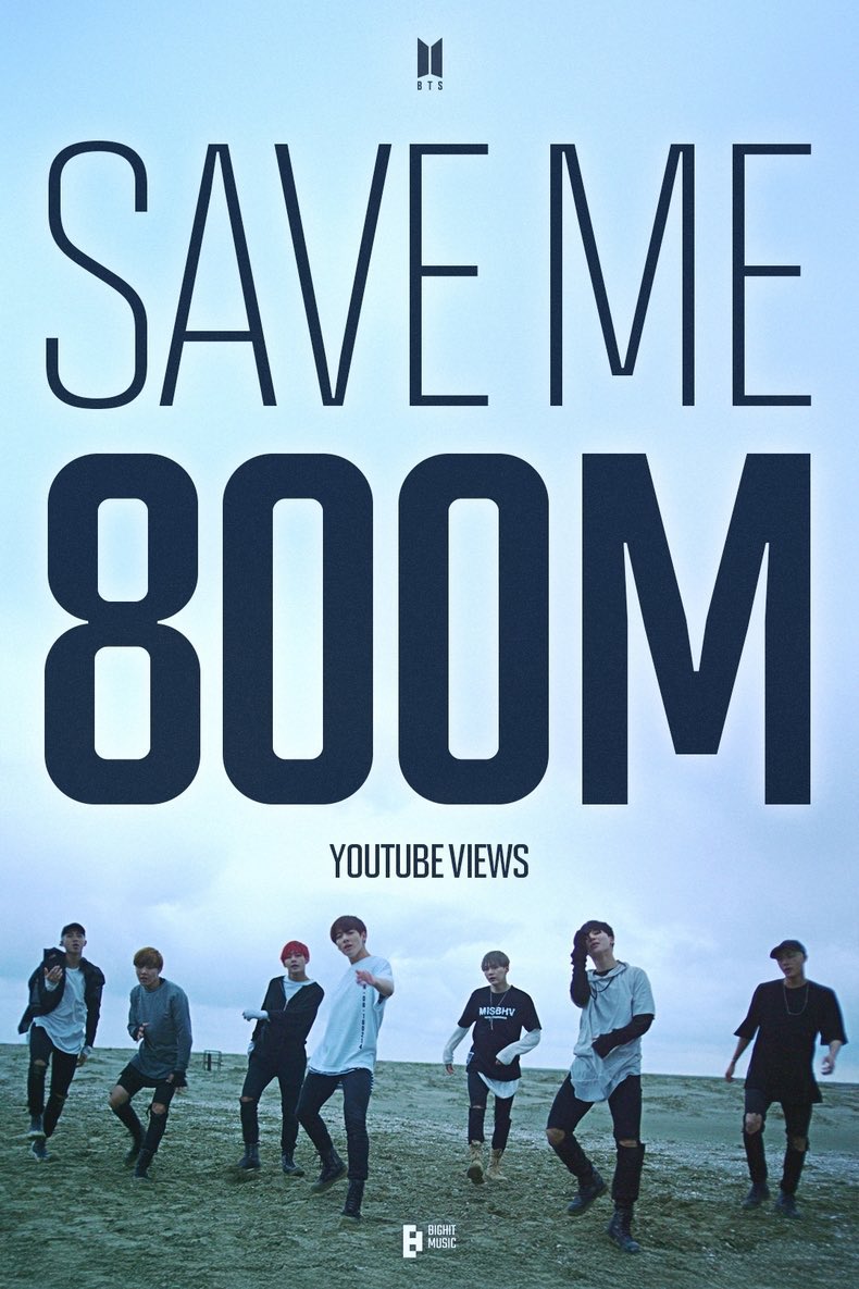 clsrn001's tweet photo. 세브미 8억뷰 돌파!!!
이로써 8억뷰를 달성한 10번째 뮤비 보유
👍👍👍

#SaveMe800M
#세브미8억뷰
#AlwaysWithBTS 
#방탄소년단 #BTS @BTS_twt https://t.co/YIAu98EPHr