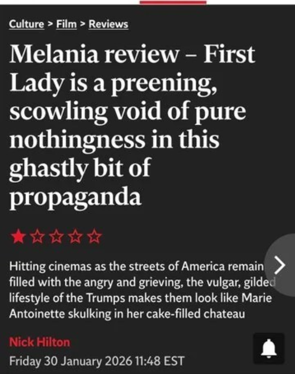 <a href="/MELANIATRUMP/">MELANIA TRUMP</a> Actual review