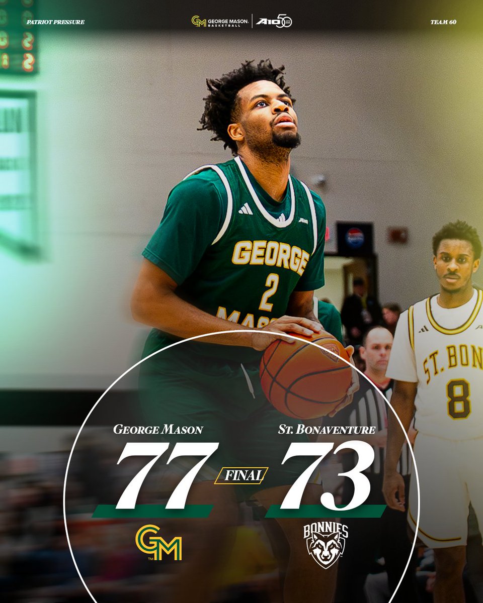 George Mason Men's Basketball tweet media