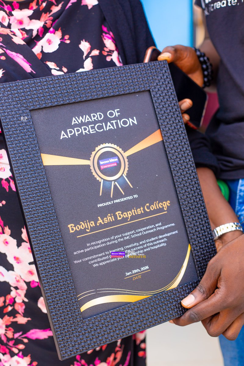 IM_Conference25's tweet photo. Recognizing participation, effort, and growth.

#IMC #Ibadan #NGO #Childeducation #GRAMMYs2026 #Cetbit #febuary2026 #$MOLTP #ifunanya #OyoAt50 https://t.co/EJ997tzd5q
