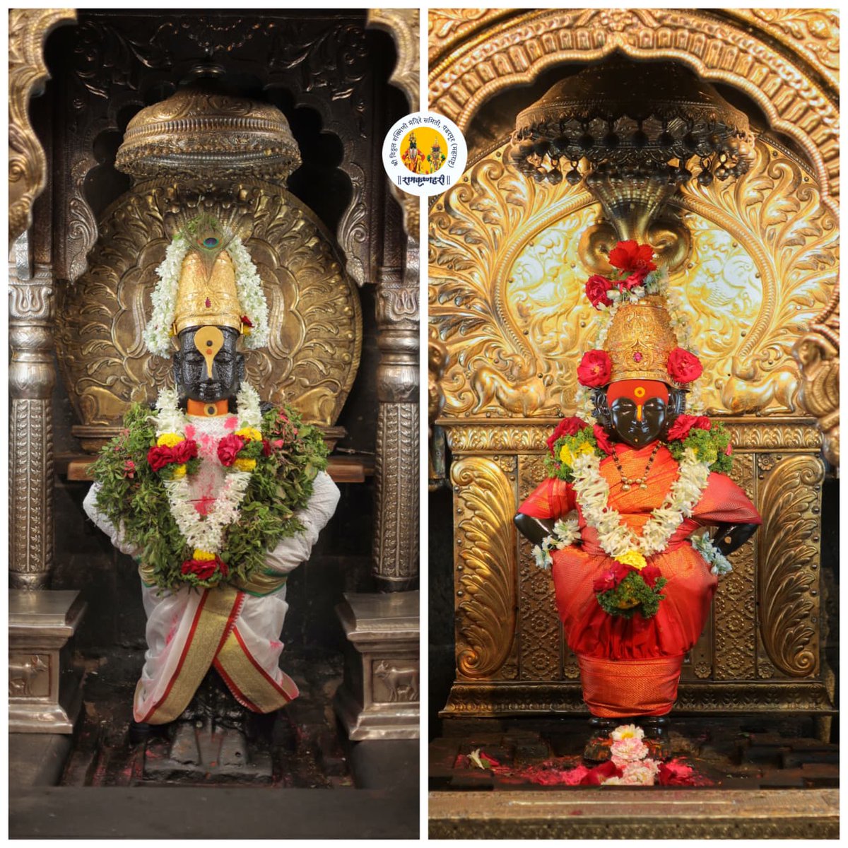 Vitthal Rukmini Darshan tweet media