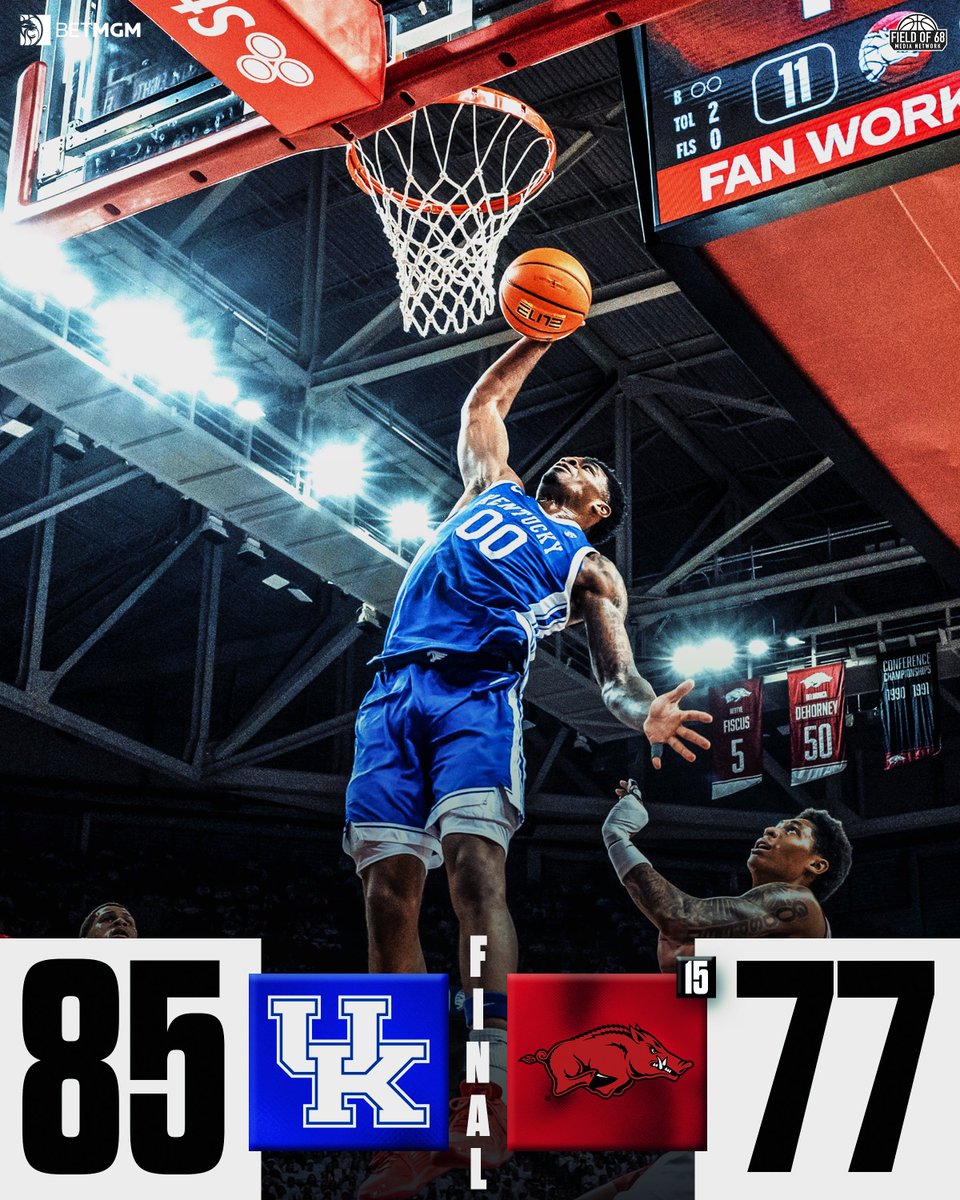 MARK POPE AND <a href="/KentuckyMBB/">Kentucky Men’s Basketball</a> GO INTO FAYETTEVILLE AND TAKE DOWN CALIPARI AND ARKANSAS 😤