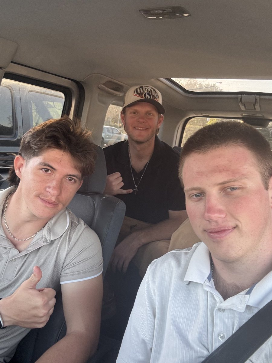 CoachLok's tweet image. University of La Verne vs  Alumni game. Tyler Lokar, Covina HS, pitching to Ethan Anderson, South Hills HS - with Ethan Galindo, Northview HS riding shotgun. 
Leo's For Life 
#L4L
CV-USD For Life
#CVUSD4L
@SGVNSports