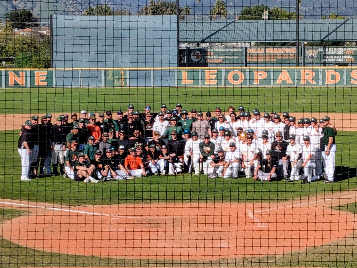 CoachLok's tweet image. University of La Verne vs  Alumni game. Tyler Lokar, Covina HS, pitching to Ethan Anderson, South Hills HS - with Ethan Galindo, Northview HS riding shotgun. 
Leo's For Life 
#L4L
CV-USD For Life
#CVUSD4L
@SGVNSports