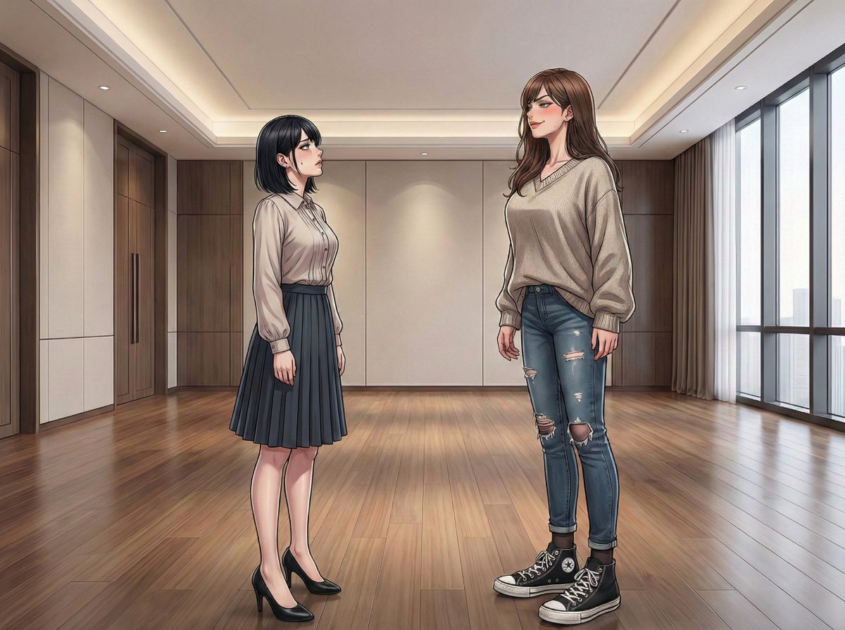 moonlight_frog_'s tweet photo. 自分が最強だと信じている身長２１０ｃｍ、足のサイズ３１ｃｍの女帝が澪に目を付けられ・・・。 https://t.co/yPcw9eco4o