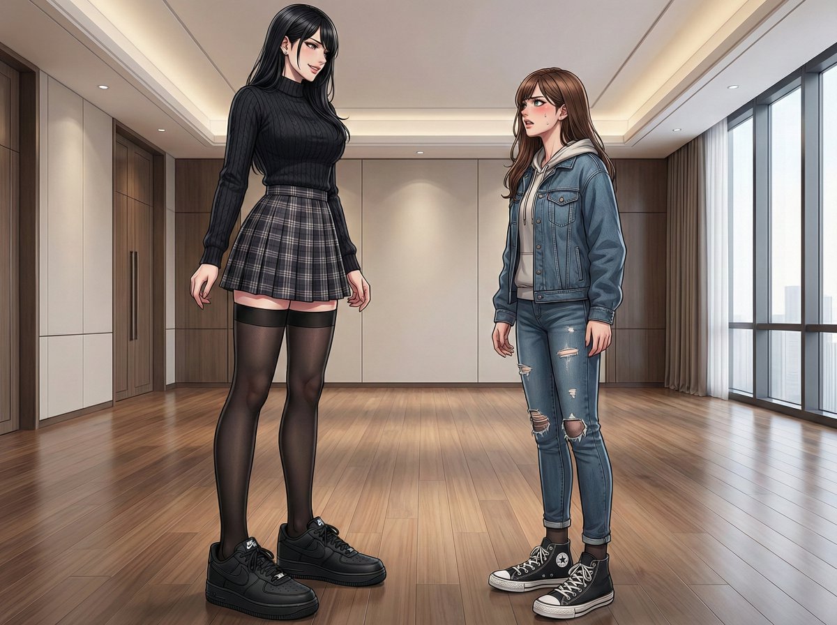 moonlight_frog_'s tweet photo. 自分が最強だと信じている身長２１０ｃｍ、足のサイズ３１ｃｍの女帝が澪に目を付けられ・・・。 https://t.co/yPcw9eco4o
