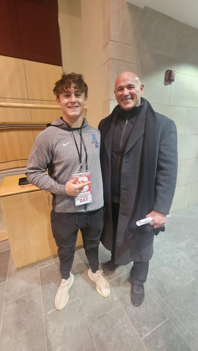MattWhite22's tweet photo. Great day at Cornell Junior Day. Thankful for the opportunity to be on campus and learn more about the program. @BigRed_Football  @BPS_Football https://t.co/XFRk2vn0JJ