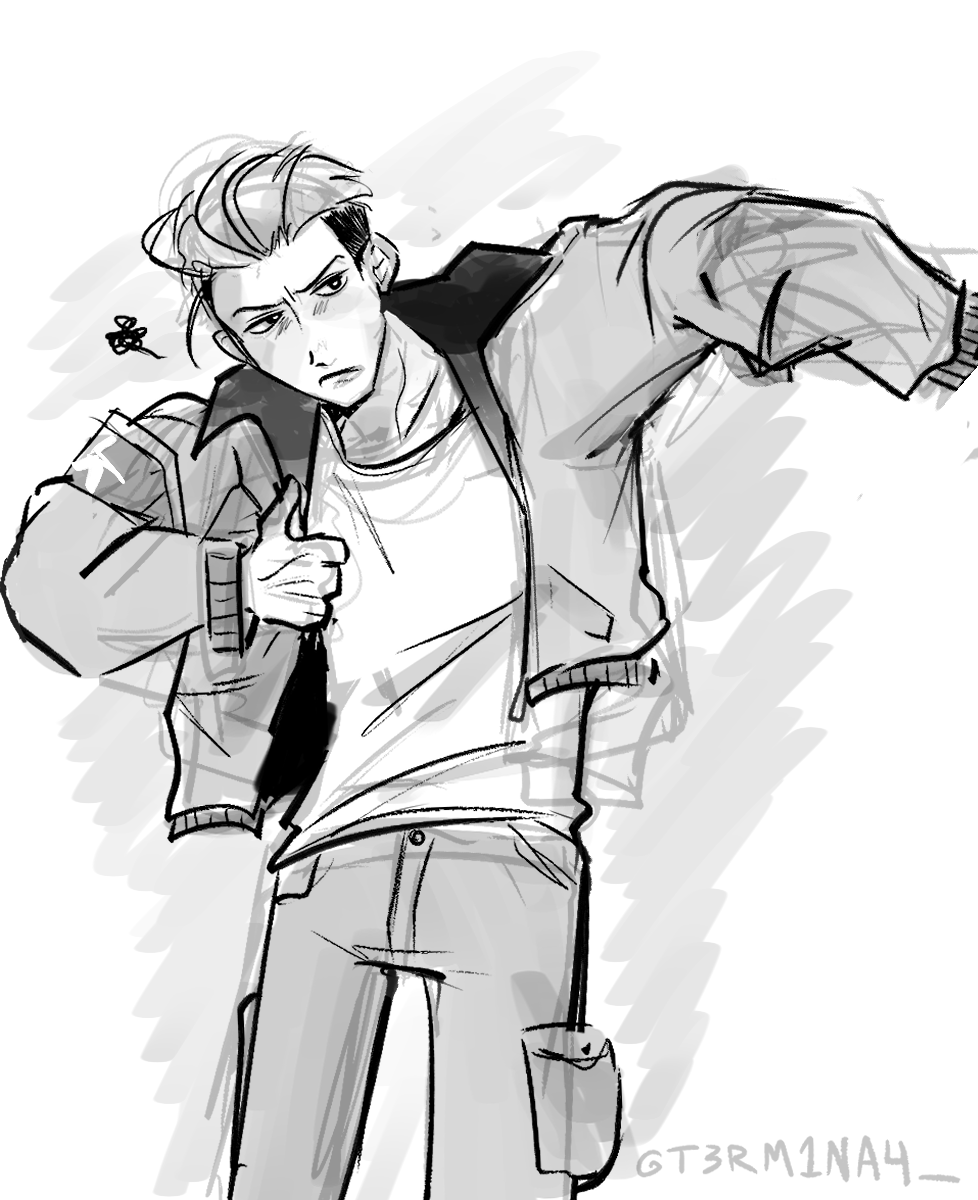 Putting on my jacket #porcogalliard #aot