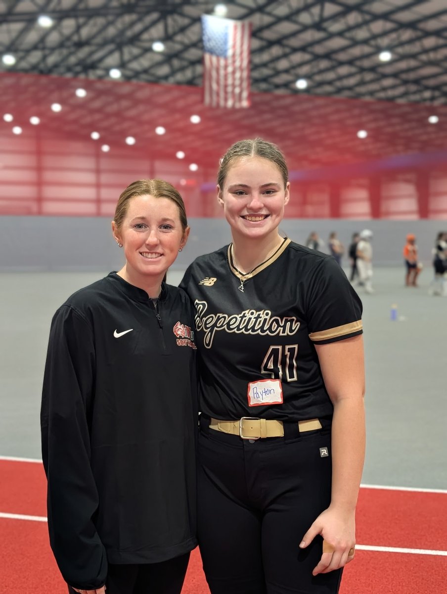 PaytonSears41's tweet photo. Had a great time today at IWU! Thank you so much to @IndWesSoftball for hosting and @KelseyKooistra for always taking the time to answer questions and talk! 
#greatgod 
#greatday https://t.co/c5As4p1YK9