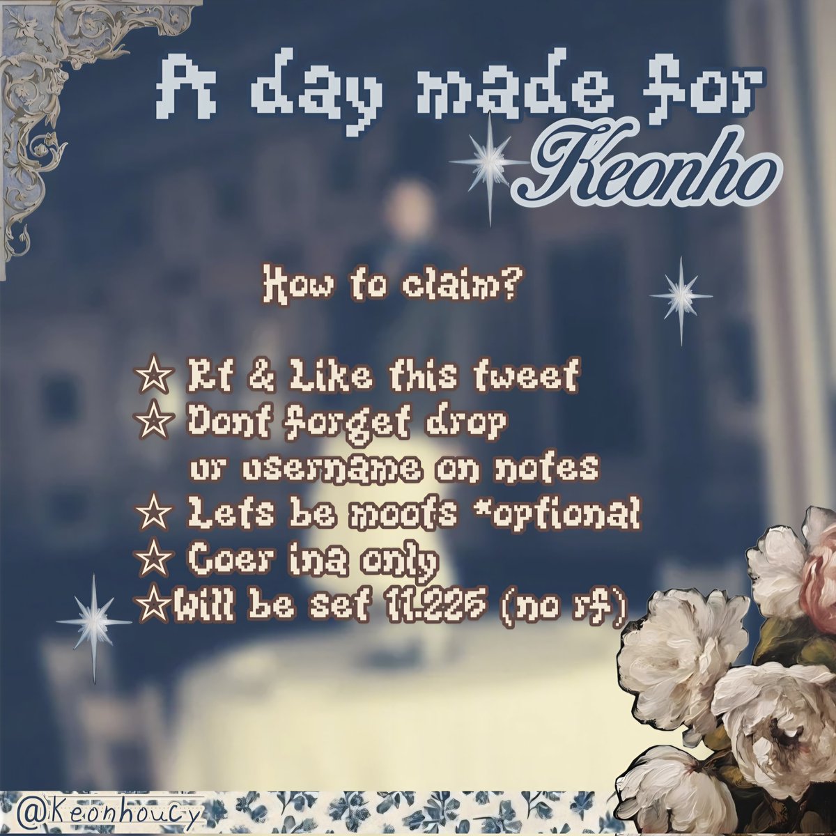 𝒦𝒆𝒐𝒏𝒉𝒐 𝓑𝒊𝒓𝒕𝒉𝒅𝒂𝒚 𝓕𝒓𝒆𝒆𝒃𝒊𝒆𝒔 𝒃𝒚. 𝑲𝒆𝒐𝒏𝒉𝒐𝒖𝒄𝒚💌

𝑯𝒐𝒘 𝒕𝒐 𝒄𝒍𝒂𝒊𝒎? 
𝑹𝒆𝒂𝒅 𝒕𝒉𝒆 𝑻𝑵𝑪 𝒃𝒆𝒍𝒐𝒘 ♡︎