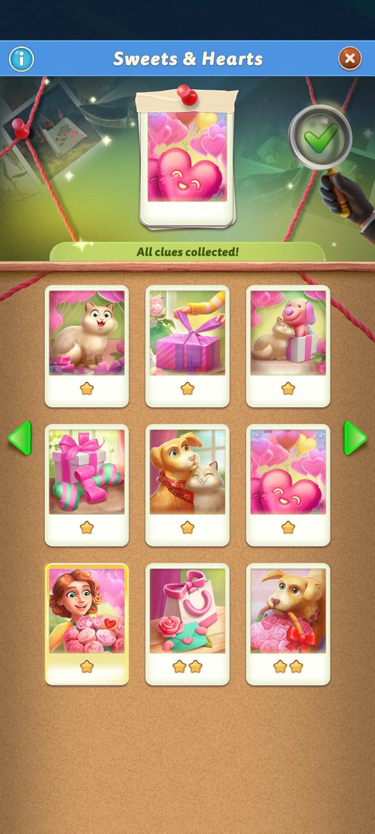 skhelyt's tweet photo. Spring 2026 puzzle collection

✅ New gear for new year
✅ Florist final
✅ Sweets and hearts
✅ Sakura post

#mergemansion https://t.co/1jNDxs9Jzp