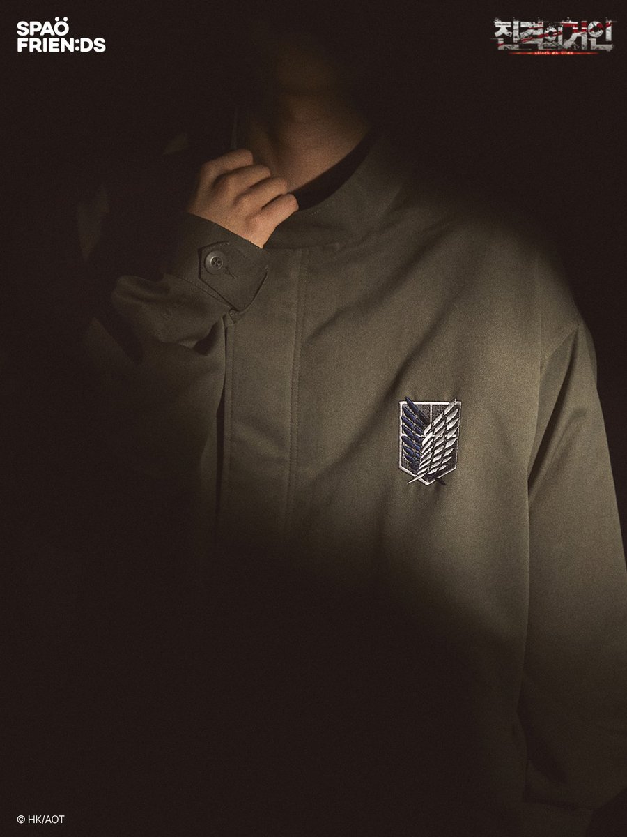SpaoKr's tweet photo. 심장을 바쳐라

2026.02.12

스파오 | 진격의 거인 컬렉션
COMING SOON 

#스파오 #진격의거인 #SPAO https://t.co/ZW1Ut4jWph
