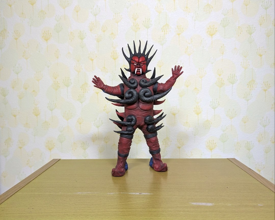 大怪獣シリーズの二面凶悪怪獣アシュランを開封！レオ第34話に登場した