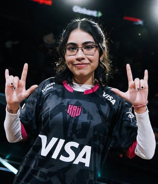 Las reinas de VISA KRÜ BLAZE <a href="/KRUesports/">KRÜ</a> ganan su serie en #VCTGameChangers LATAM SUR por el Kickoff ante <a href="/GoldOlimpo/">Olimpo Gold</a>