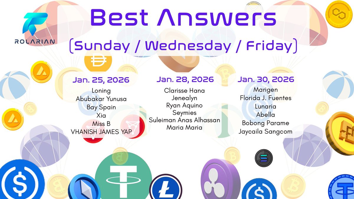 officialROLAai's tweet photo. 🏆Big cheers to our amazing Rolarian winners!🏆
  
Your persistence and energy are inspiring and dedication are truly inspiring!
Remember: Every action you take drives us forward, every question you ask ignites growth, and every connection you forge strengthens our community.
 
Stay active, stay curious, and 
let’s continue building something extraordinary together! ✨💪

Link in comment👇 
 
#Rolarian #ROLA #Web3 #CryptoCommunity #GameFi #SocialFi