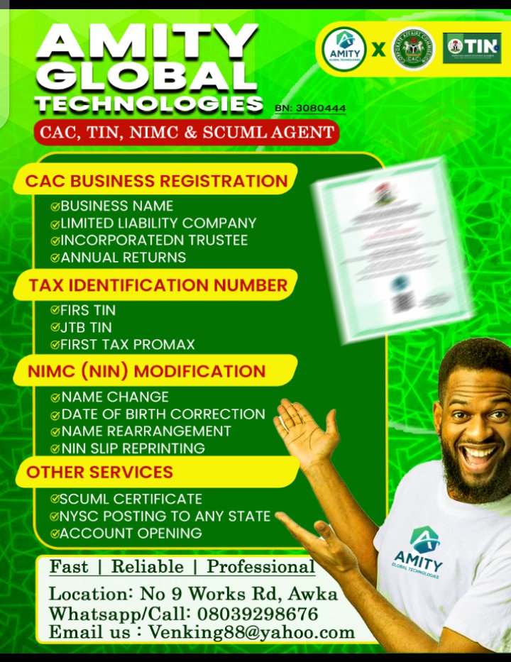 venking88's tweet photo. @akintollgate As this tax reform is at its peak, register your business as limited liability company or upgrade Your business name to LIMITED. Just dm or whatsap the number https://t.co/2wqIFSmTSZ